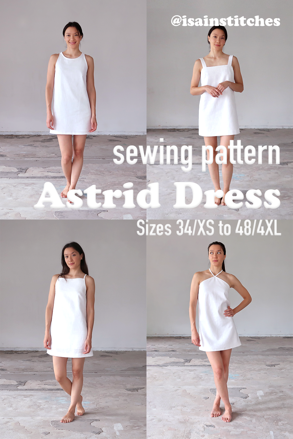 A line Mini Summer Dress #astriddiydress PDF Digital Sewing Pattern – isa  in stitches