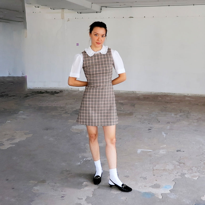 Sleeveless Preppy A Line Dress #jolyndiydress PDF Digital Sewing Pattern