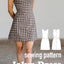 Sleeveless Preppy A Line Dress #jolyndiydress PDF Digital Sewing Pattern