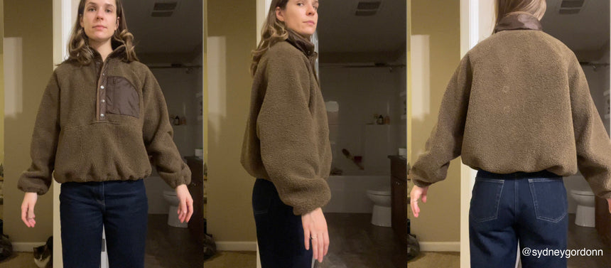 Polar Puff Fleece for women PDF Sewing Pattern
