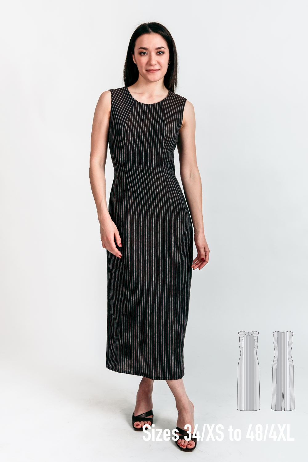 straight line dress design A-Line Dresses Embroidery Designs -Storyboutique