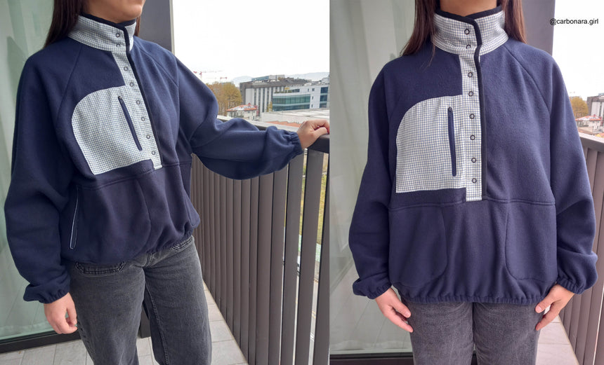 Polar Puff Fleece for women PDF Sewing Pattern