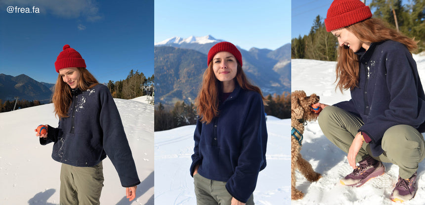 Polar Puff Fleece for women PDF Sewing Pattern