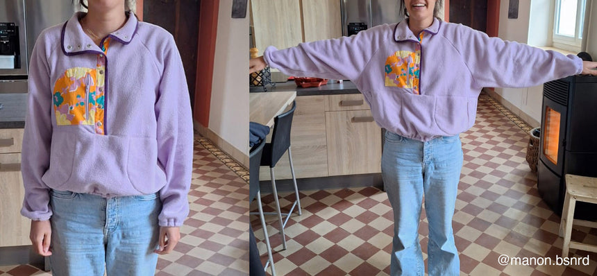 Polar Puff Fleece for women PDF Sewing Pattern