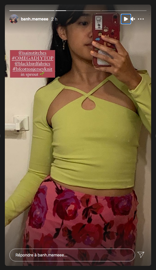 Architectural Cut Out Jersey Top #omegadiytop PDF Sewing Pattern