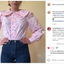 Big collar and puffy sleeves blouse #antoinetteshirt PDF Sewing Pattern