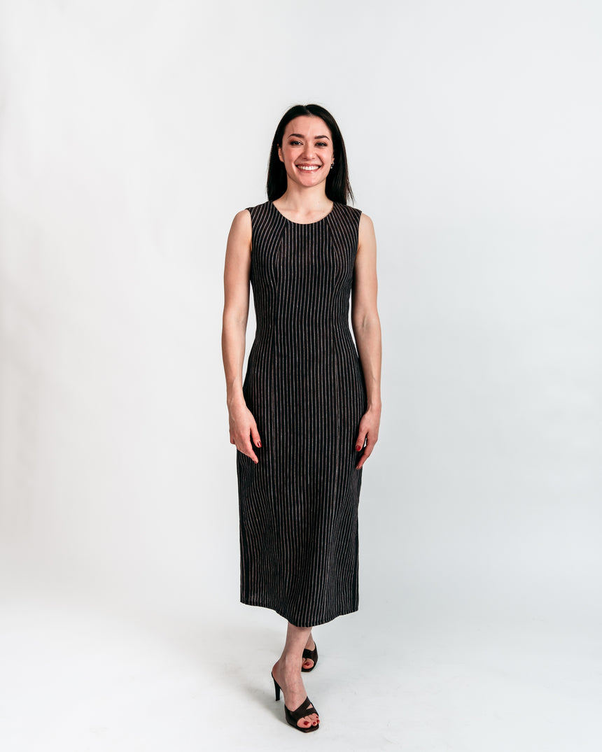 Athens Long Straight Dress #athensdiydress Digital Sewing Pattern