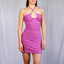 Halter Neck Bodycon Jersey Mini Dress #deltadiydress PDF Sewing Pattern