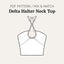 Halter Neck Jersey Top #deltadiytop PDF Sewing Pattern