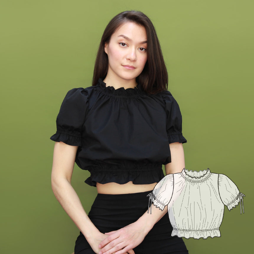 Baby Doll Puffy Top PDF Pattern
