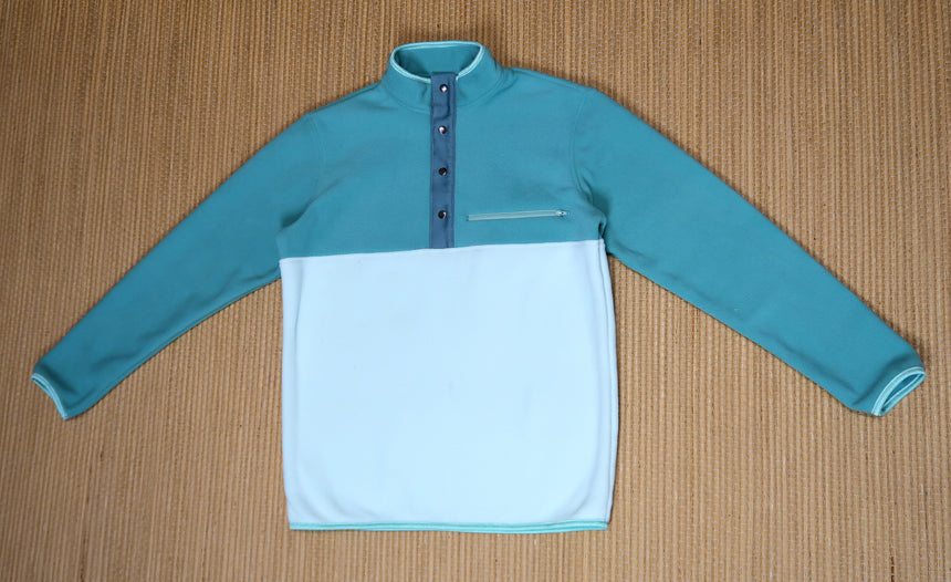 Half snap fleece sweatshirt for men #letitsnow PDF Sewing Pattern