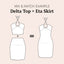 Halter Neck Jersey Top #deltadiytop PDF Sewing Pattern