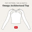 Architectural Cut Out Jersey Top #omegadiytop PDF Sewing Pattern