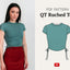 Ruched Baby T-shirt #QTdiytee Digital Pattern