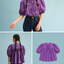 Puff Sleeve Ruffle Collar Blouse & dress Lenore PDF Sewing Pattern