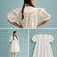 Puff Sleeve Ruffle Collar Blouse & dress Lenore PDF Sewing Pattern