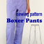 Unisex Boxer Pajama Pants XS-2XL #diyboxerpants PDF Sewing Pattern