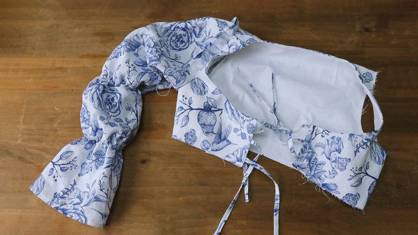 Josephine Ruffle + Puff Sleeves Blouse PDF Sewing Pattern