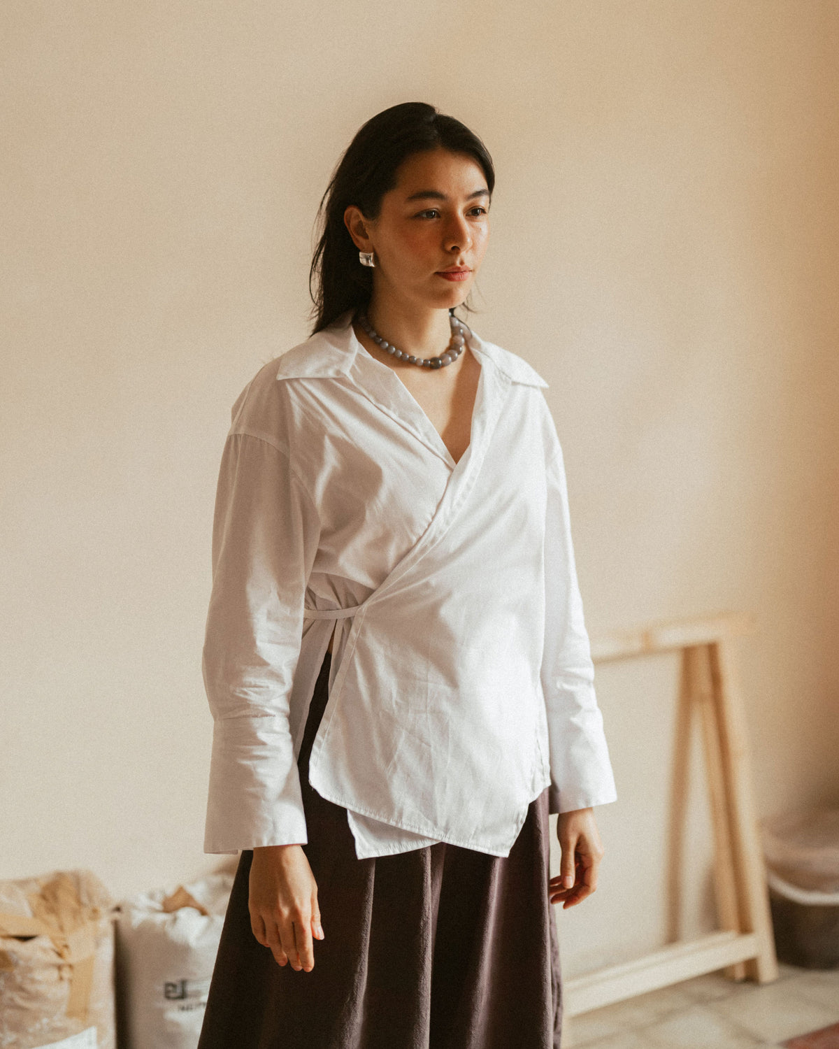 Turia Wrap Blouse