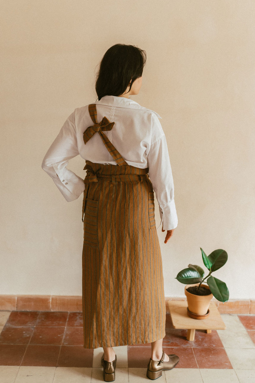 Apron Maxi Dress Torno women's PDF Sewing Pattern