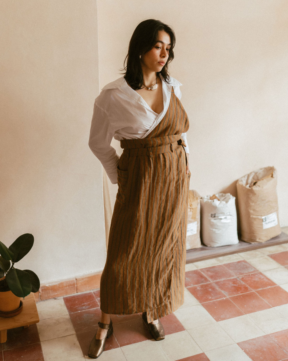 Torno Apron Dress