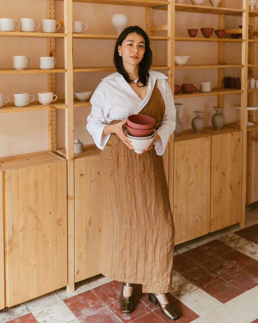 Apron Maxi Dress Torno women's PDF Sewing Pattern
