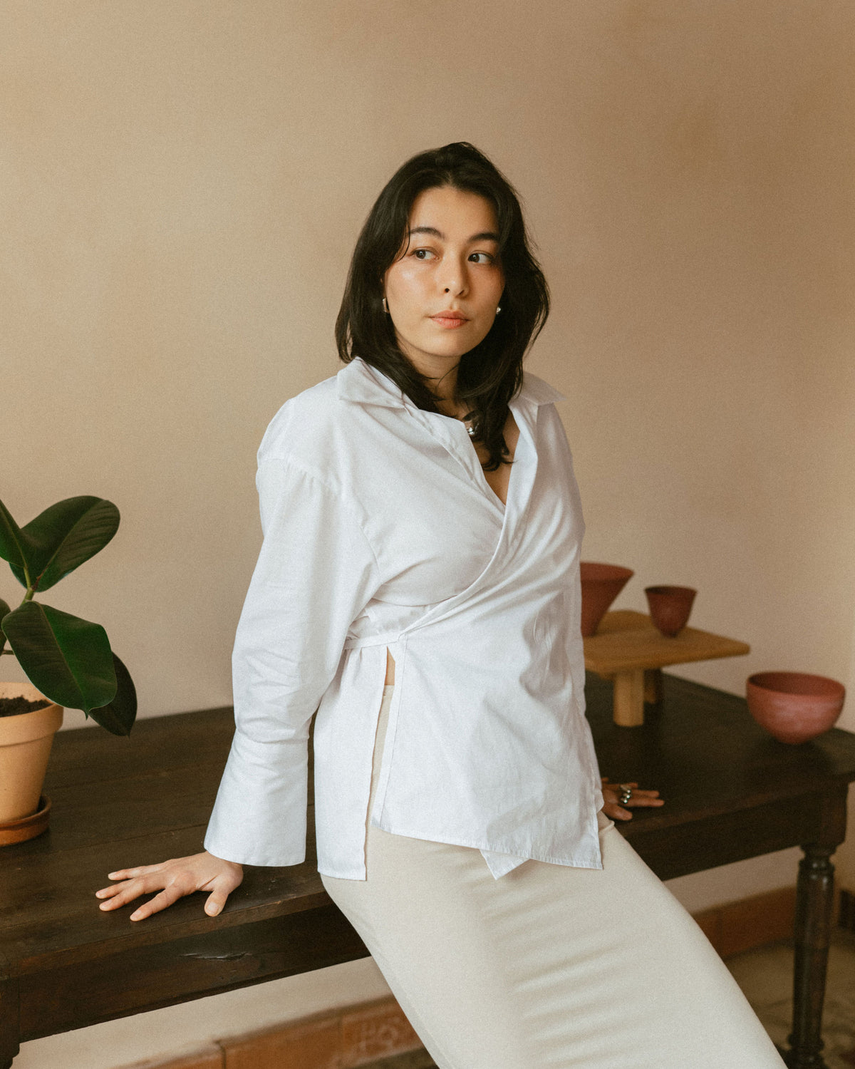 Turia Wrap Blouse