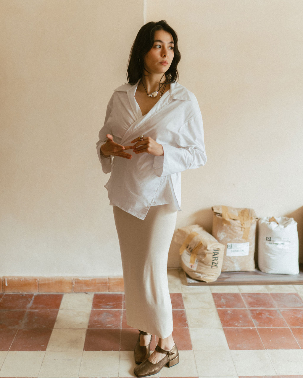 Turia Wrap Blouse