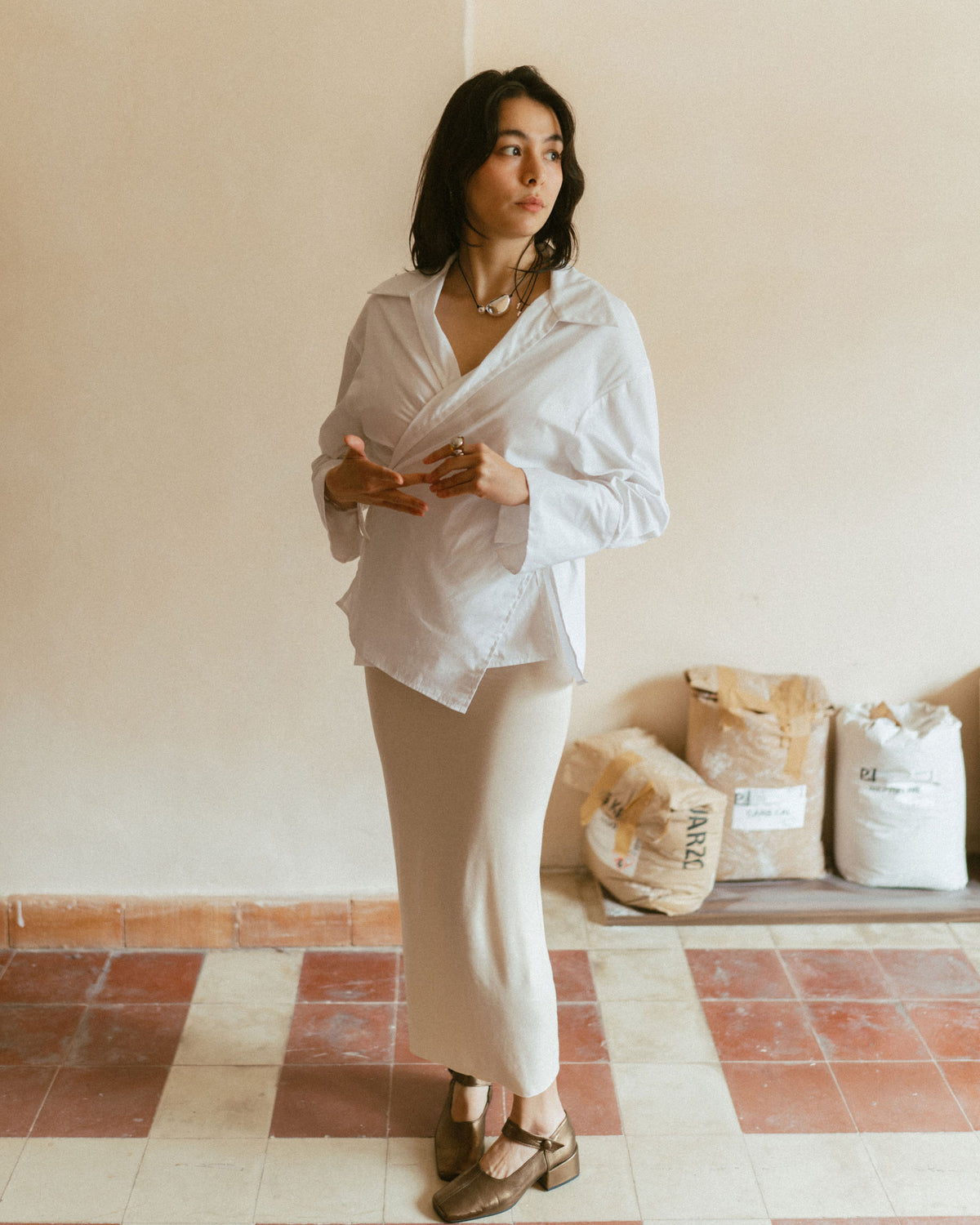 Turia Wrap Blouse