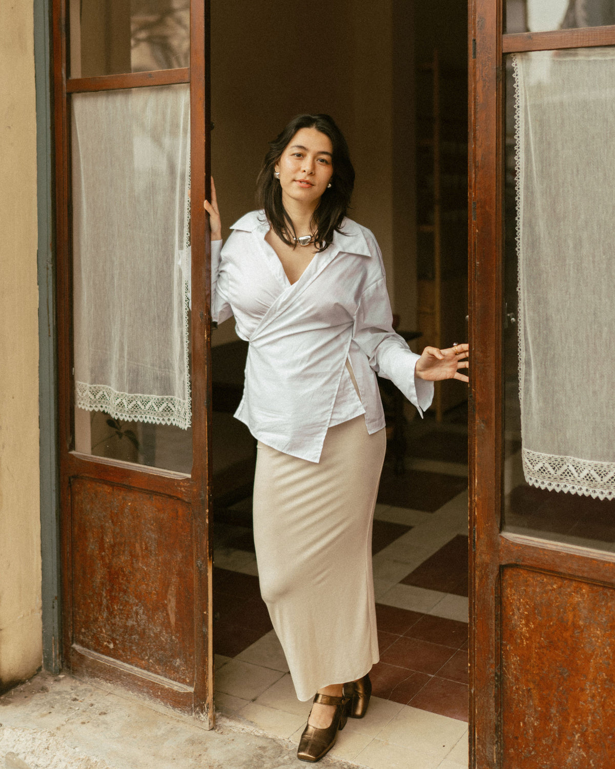 Turia Wrap Blouse