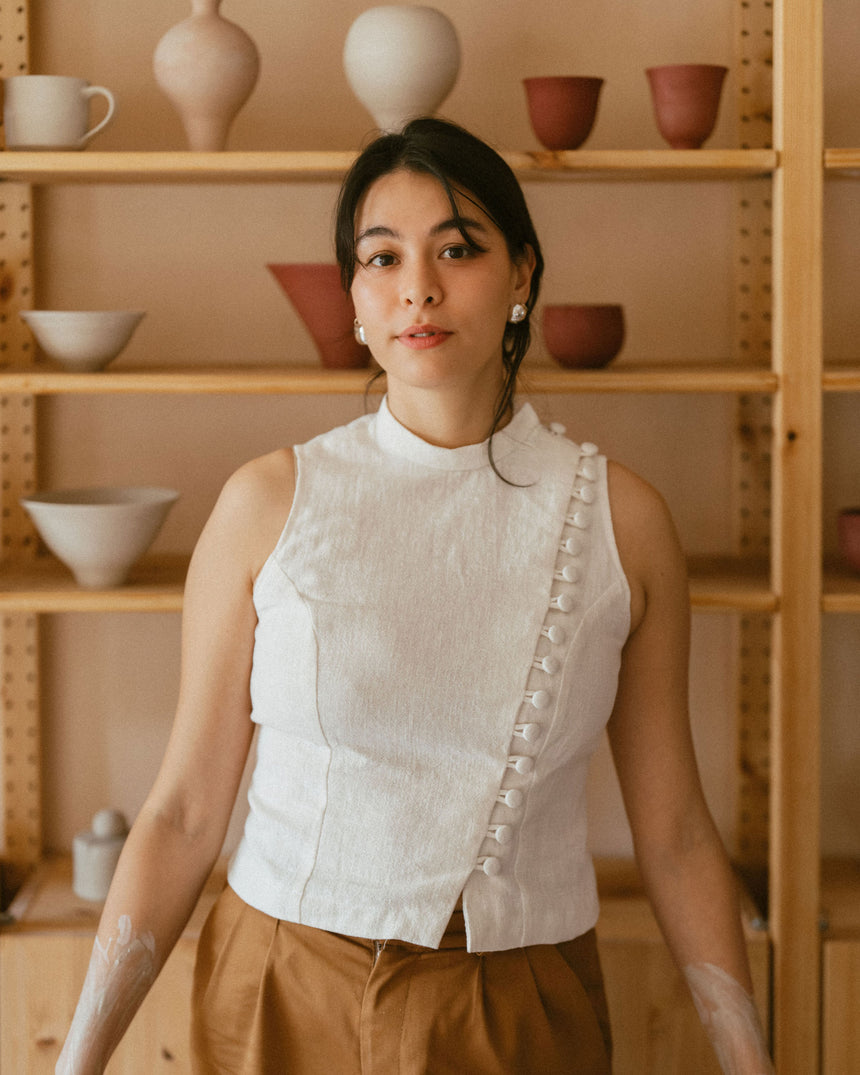 Asymmetrical Summer Top Mistral Women's Digital Sewing Pattern