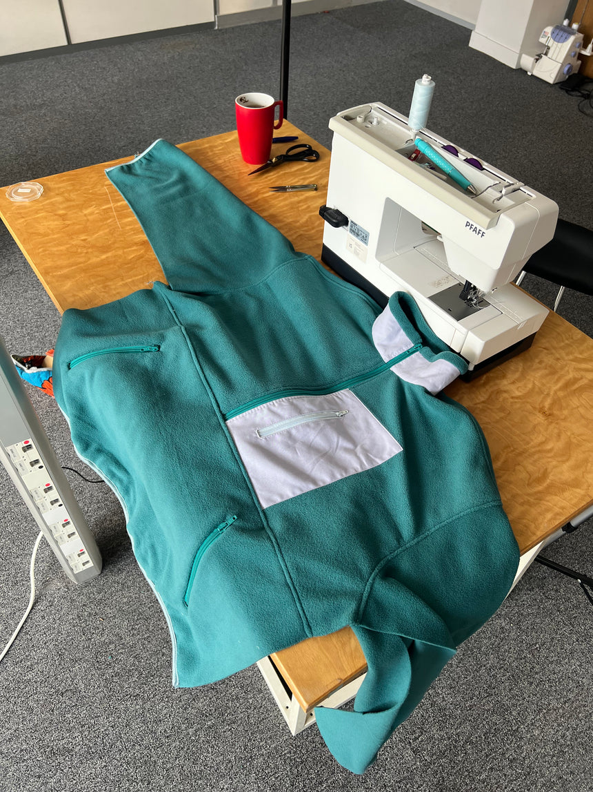 Quarter Zip Fleece Sweatshirt For Men BALTO PDF Sewing Pattern