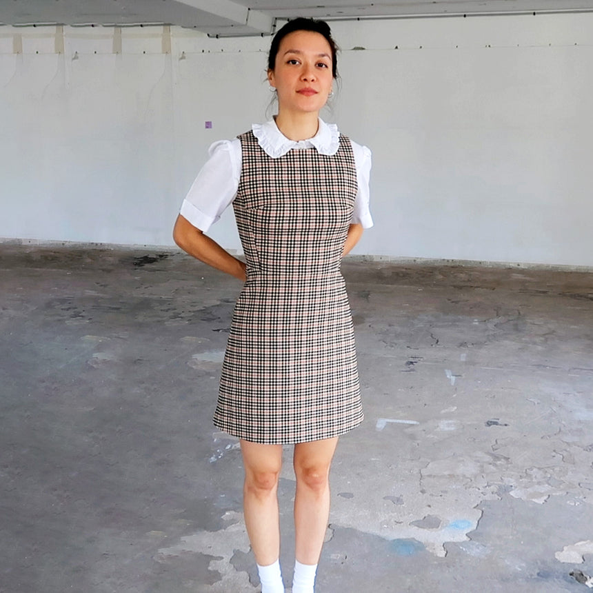 Sleeveless Preppy A Line Dress #jolyndiydress PDF Digital Sewing Pattern