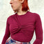 Rebecca Twisted Draped Bodysuit PDF Sewing Pattern