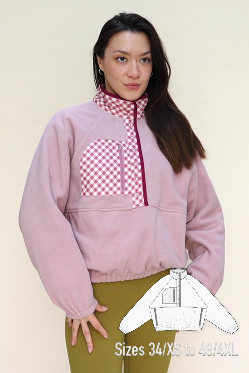 Polar Puff Fleece for women PDF Sewing Pattern