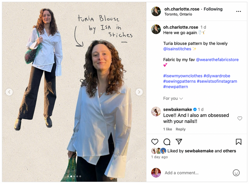 Wrap Blouse Turia Women's Digital Sewing Pattern