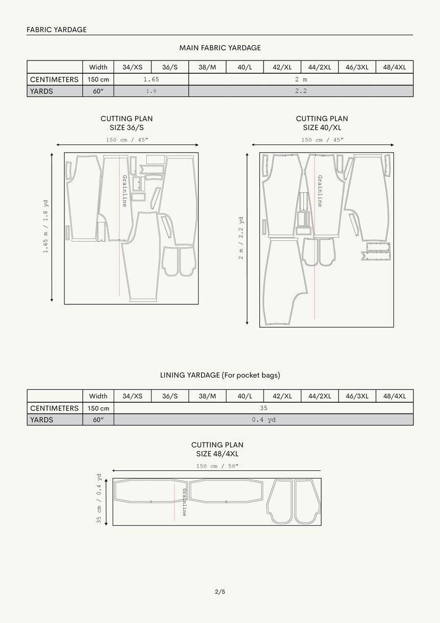 Tomboy Pants Terral for women PDF Sewing Pattern