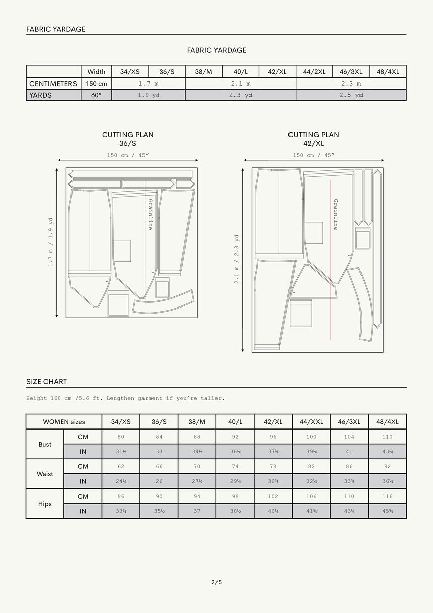 Apron Maxi Dress Torno women's PDF Sewing Pattern