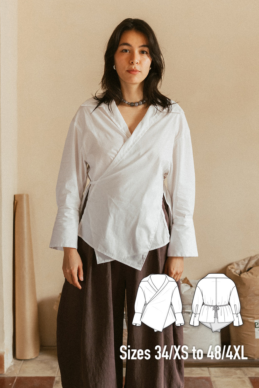 Turia Wrap Blouse