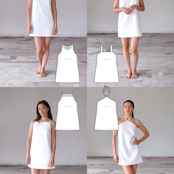 A line Mini Summer Dress #astriddiydress PDF Digital Sewing